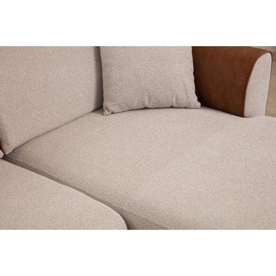 Corner Sofa-Bed Aren Right - Beige, Cinnamon Beige
Cinnamon Corner Sofa-Bed Aren Right - Beige, Cinnamon Beige
Cinnamon