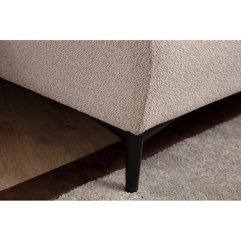 Corner Sofa-Bed Aren Right - Beige, Cinnamon Beige
Cinnamon