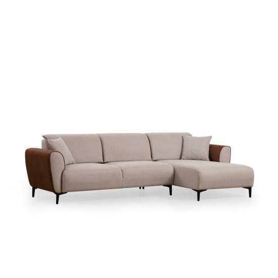 Corner Sofa-Bed Aren Right - Beige, Cinnamon Beige
Cinnamon Corner Sofa-Bed Aren Right - Beige, Cinnamon Beige
Cinnamon