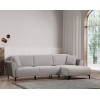Corner Sofa-Bed Aren Right - Grey Grey