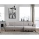 Corner Sofa-Bed Aren Right - Grey Grey Corner Sofa-Bed Aren Right - Grey Grey