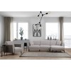 Corner Sofa-Bed Aren Right - Grey Grey