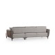 Corner Sofa-Bed Aren Right - Grey Grey Corner Sofa-Bed Aren Right - Grey Grey