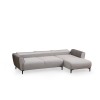 Corner Sofa-Bed Aren Right - Grey Grey