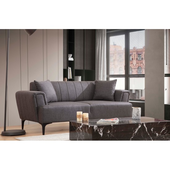 2-Seat Sofa Hamlet - Dark Grey Dark Grey 2-Seat Sofa Hamlet - Dark Grey Dark Grey