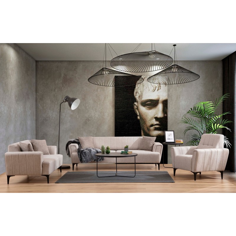 3-Seat Sofa-Bed Hamlet - Beige Beige