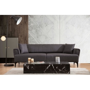 3-Seat Sofa-Bed Hamlet - Dark Grey Dark Grey
