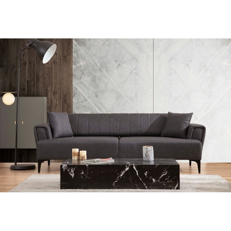 3-Seat Sofa-Bed Hamlet - Dark Grey Dark Grey