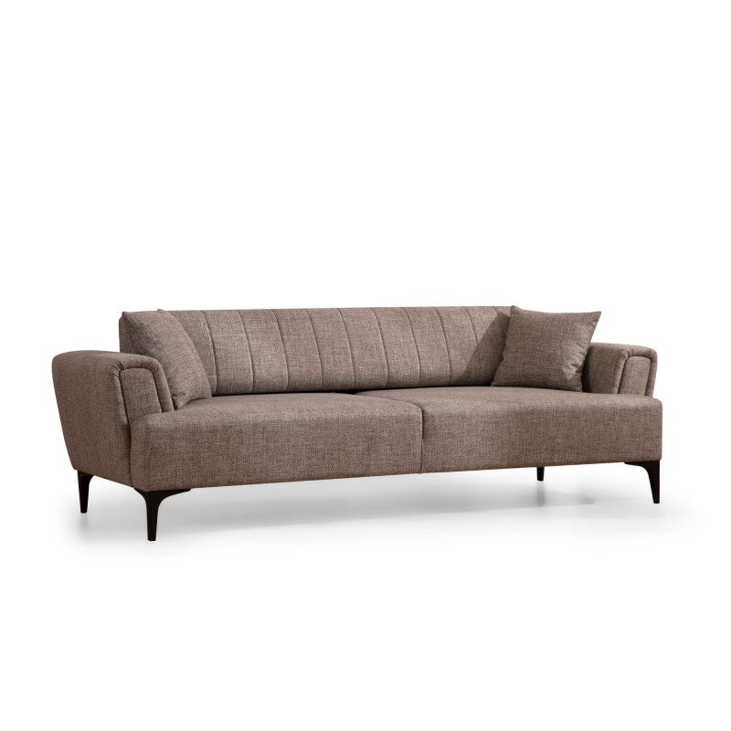 3-Seat Sofa-Bed Hamlet - Light Brown Light Brown