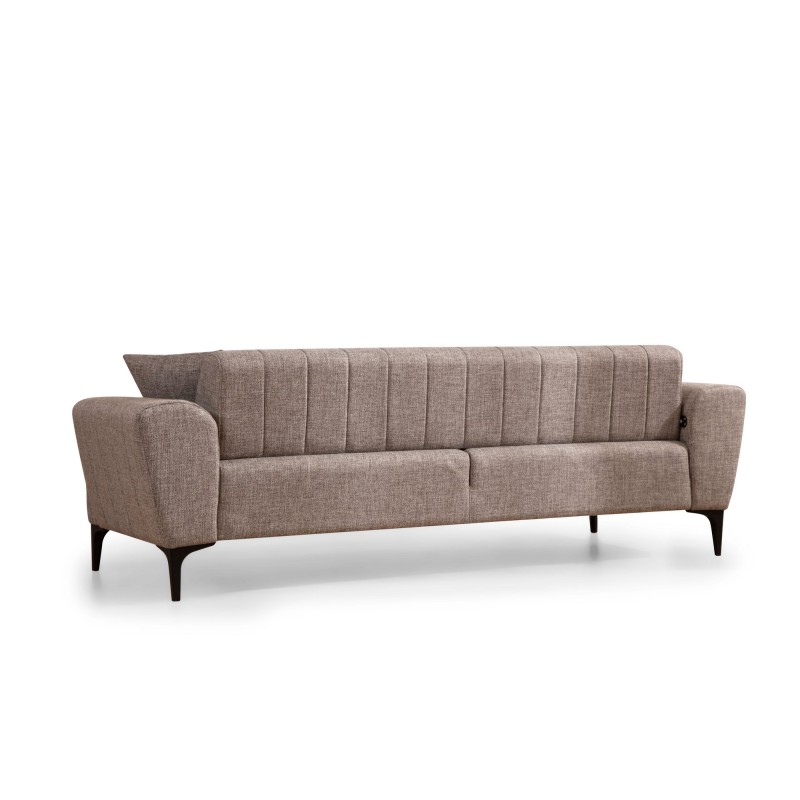 3-Seat Sofa-Bed Hamlet - Light Brown Light Brown