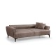 3-Seat Sofa-Bed Hamlet - Light Brown Light Brown