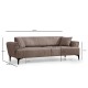 3-Seat Sofa-Bed Hamlet - Light Brown Light Brown