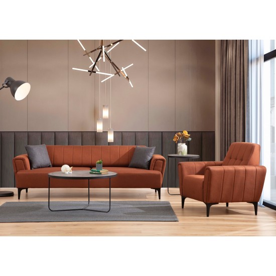 3-Seat Sofa-Bed Hamlet - Tile Red Tile Red
