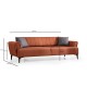 3-Seat Sofa-Bed Hamlet - Tile Red Tile Red
