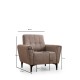 1-Seat Sofa Hamlet - Light Brown Light Brown 1-Seat Sofa Hamlet - Light Brown Light Brown