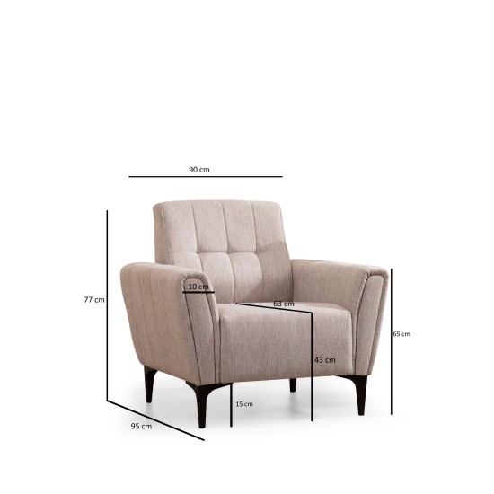 1-Seat Sofa Hamlet - Beige Beige