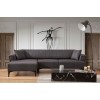 Corner Sofa-Bed Hamlet Left - Dark Grey Dark Grey