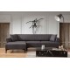Corner Sofa-Bed Hamlet Left - Dark Grey Dark Grey Corner Sofa-Bed Hamlet Left - Dark Grey Dark Grey