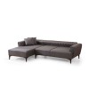Corner Sofa-Bed Hamlet Left - Dark Grey Dark Grey