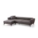 Corner Sofa-Bed Hamlet Left - Dark Grey Dark Grey Corner Sofa-Bed Hamlet Left - Dark Grey Dark Grey