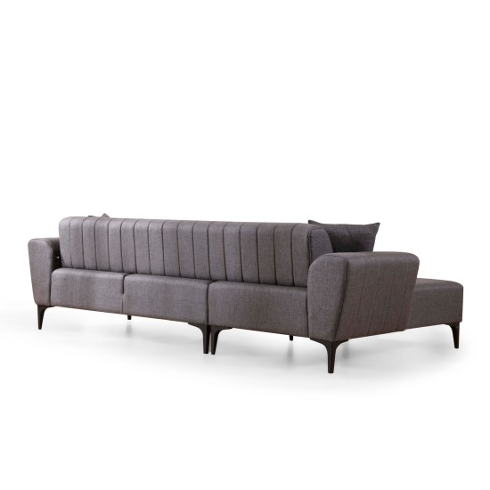 Corner Sofa-Bed Hamlet Left - Dark Grey Dark Grey Corner Sofa-Bed Hamlet Left - Dark Grey Dark Grey