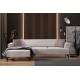 Corner Sofa-Bed Hamlet Left - Ecru Ecru Corner Sofa-Bed Hamlet Left - Ecru Ecru