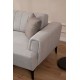 Corner Sofa-Bed Hamlet Left - Ecru Ecru Corner Sofa-Bed Hamlet Left - Ecru Ecru