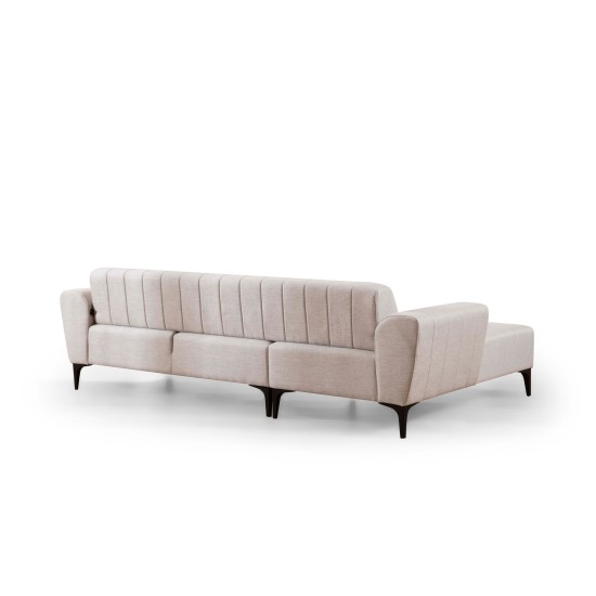 Corner Sofa-Bed Hamlet Left - Ecru Ecru Corner Sofa-Bed Hamlet Left - Ecru Ecru