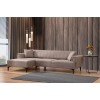 Corner Sofa-Bed Hamlet Left - Light Brown Light Brown
