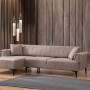 Corner Sofa-Bed Hamlet Left - Light Brown Light Brown