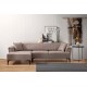 Corner Sofa-Bed Hamlet Left - Light Brown Light Brown Corner Sofa-Bed Hamlet Left - Light Brown Light Brown