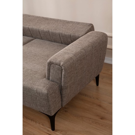 Corner Sofa-Bed Hamlet Left - Light Brown Light Brown Corner Sofa-Bed Hamlet Left - Light Brown Light Brown