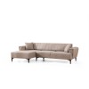 Corner Sofa-Bed Hamlet Left - Light Brown Light Brown