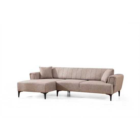 Corner Sofa-Bed Hamlet Left - Light Brown Light Brown Corner Sofa-Bed Hamlet Left - Light Brown Light Brown