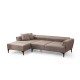 Corner Sofa-Bed Hamlet Left - Light Brown Light Brown Corner Sofa-Bed Hamlet Left - Light Brown Light Brown