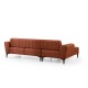 Corner Sofa-Bed Hamlet Left - Tile Red Tile Red Corner Sofa-Bed Hamlet Left - Tile Red Tile Red