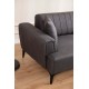 Corner Sofa-Bed Hamlet Right- Dark Grey Dark Grey Corner Sofa-Bed Hamlet Right- Dark Grey Dark Grey