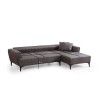 Corner Sofa-Bed Hamlet Right- Dark Grey Dark Grey