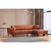 Corner Sofa-Bed Hamlet Right- Tile Red Tile Red