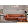 Corner Sofa-Bed Hamlet Right- Tile Red Tile Red