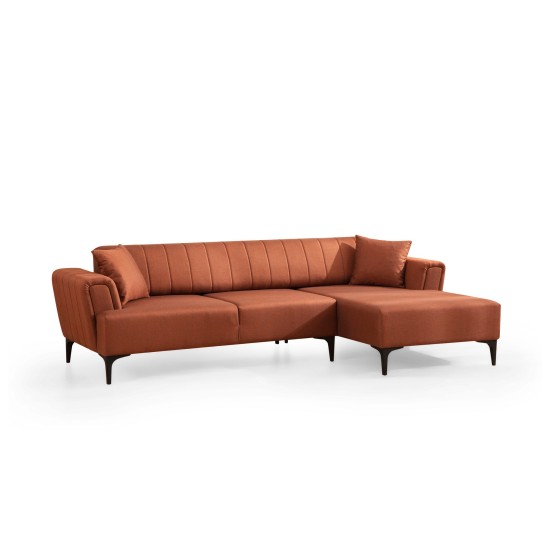 Corner Sofa-Bed Hamlet Right- Tile Red Tile Red Corner Sofa-Bed Hamlet Right- Tile Red Tile Red