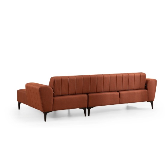 Corner Sofa-Bed Hamlet Right- Tile Red Tile Red Corner Sofa-Bed Hamlet Right- Tile Red Tile Red