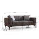 2-Seat Sofa Horizon - Dark Grey Dark Grey