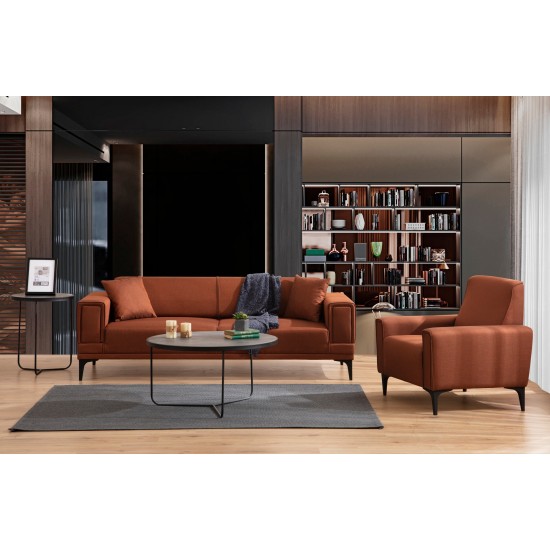 2-Seat Sofa Horizon - Tile Red Tile Red 2-Seat Sofa Horizon - Tile Red Tile Red