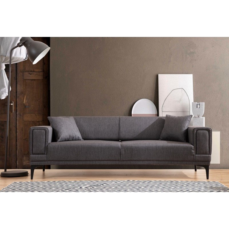 3-Seat Sofa-Bed Horizon - Dark Grey Dark Grey