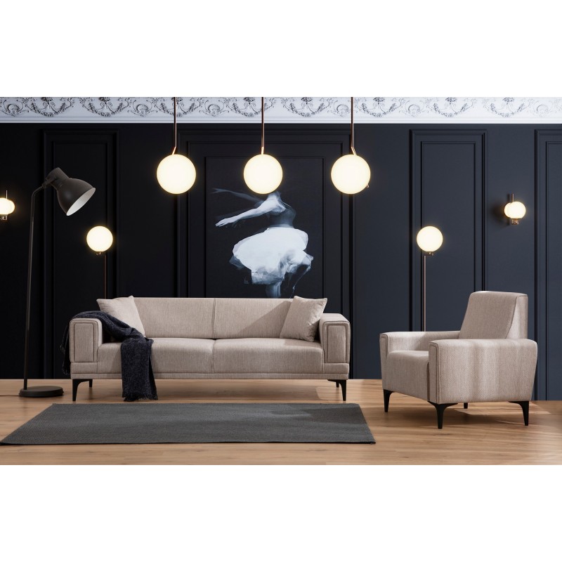 Atelier del Sofa 3-Seat Sofa-Bed Horizon - Light Brown Light Brown