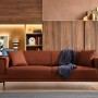 3-Seat Sofa-Bed Horizon - Tile Red Tile Red