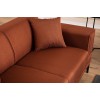 3-Seat Sofa-Bed Horizon - Tile Red Tile Red