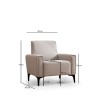 Atelier del Sofa 1-Seat Sofa Horizon - Ecru Ecru