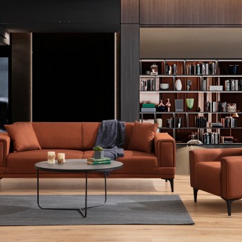 1-Seat Sofa Horizon - Tile Red Tile Red